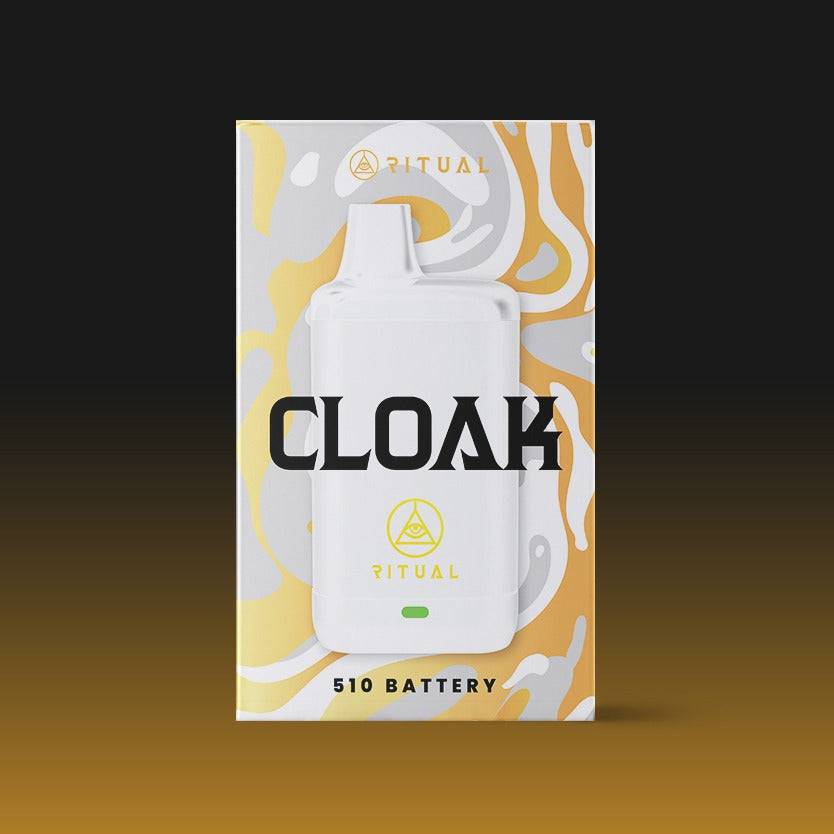 Ritual | Cloak 510 Variable Voltage Concealed Battery - White - Discreet Smoker