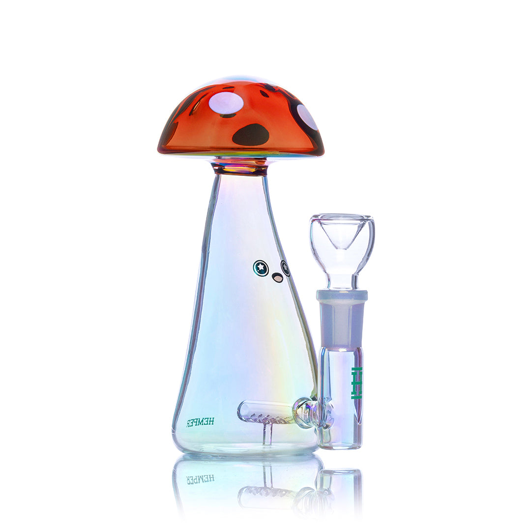 HEMPER- Trippy Shroom Bong 6" - Discreet Smoker