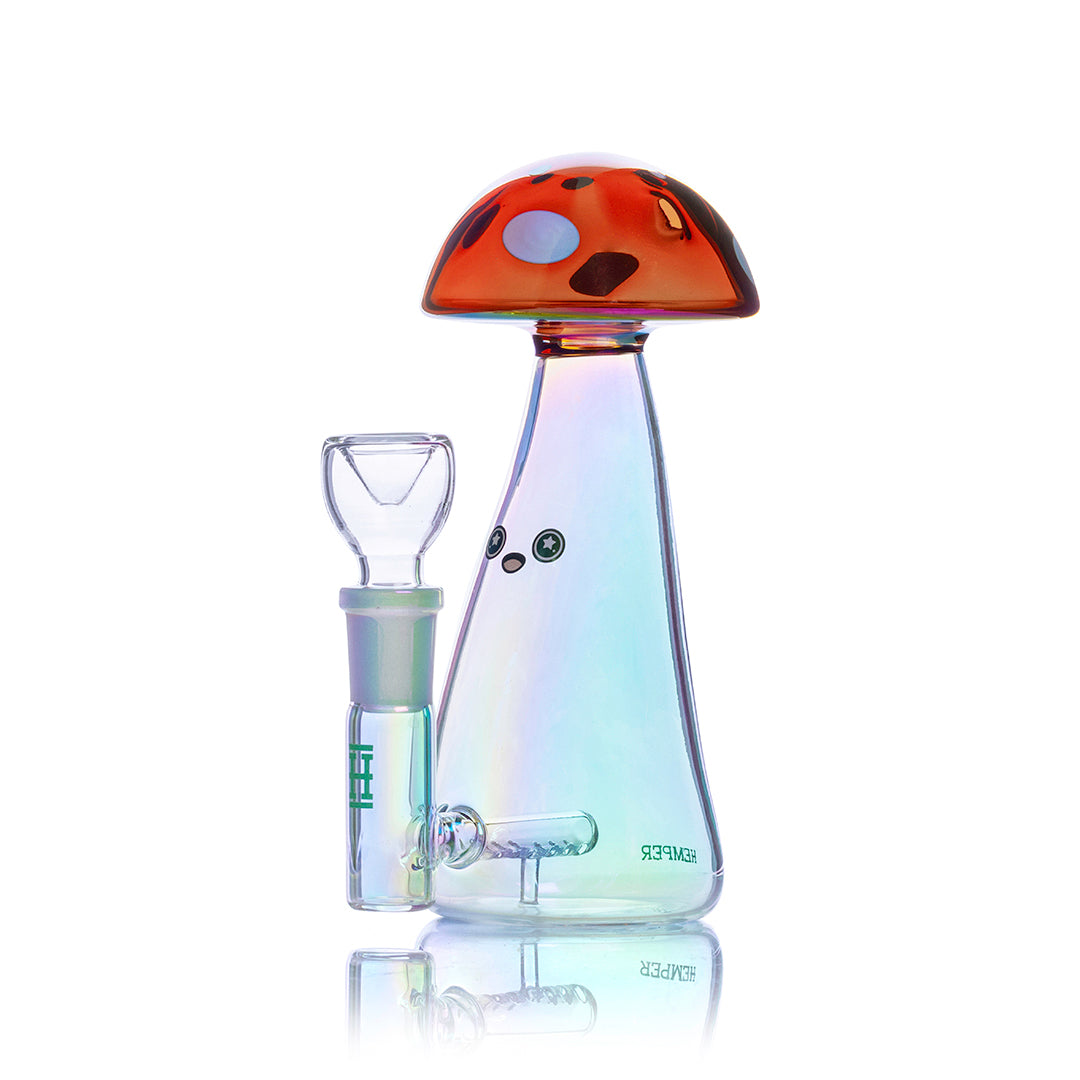 HEMPER- Trippy Shroom Bong 6" - Discreet Smoker