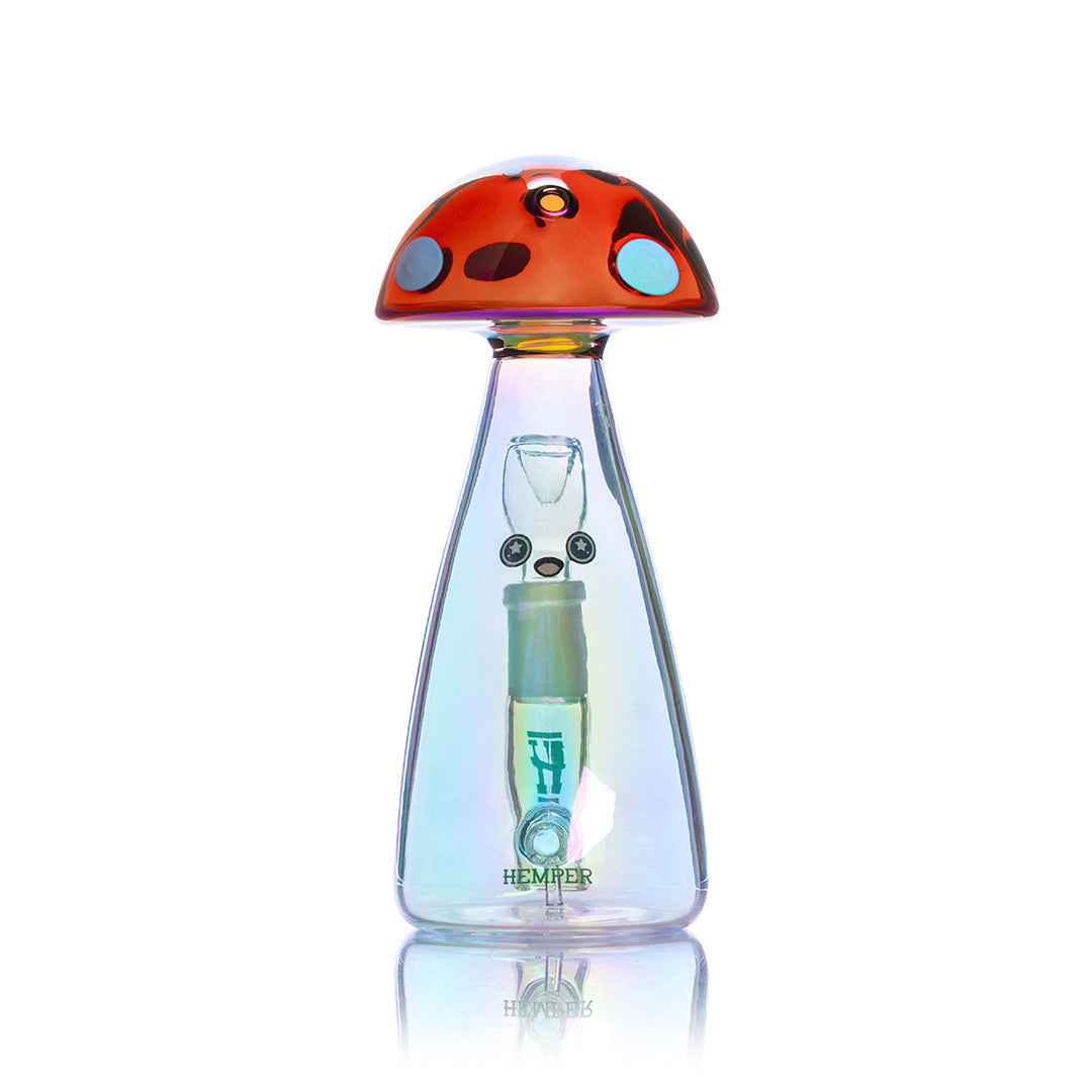 HEMPER- Trippy Shroom Bong 6" - Discreet Smoker