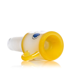 Tea Cup Flower Bowl | 14mm Male Joint - Discreet Smoker