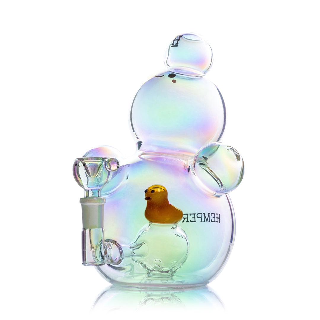HEMPER- XL Bubble Bong 8" - Discreet Smoker