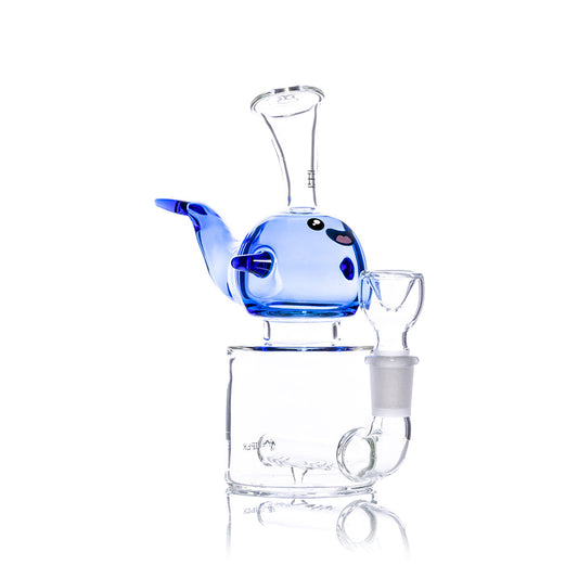HEMPER - Blue Whale Bong 6.5" - Discreet Smoker