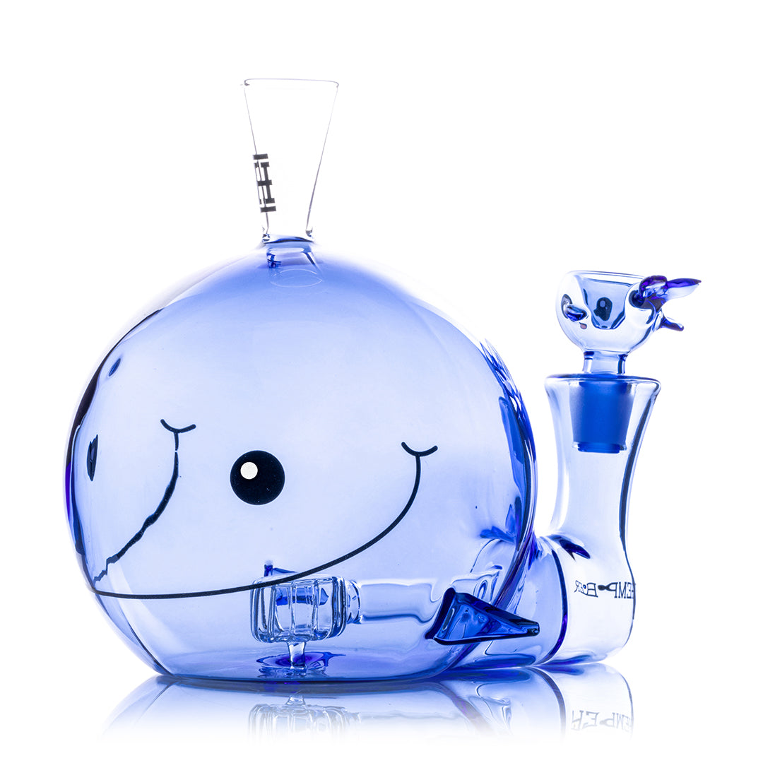 HEMPER- Blue Whale XL Bong 6.25" - Discreet Smoker