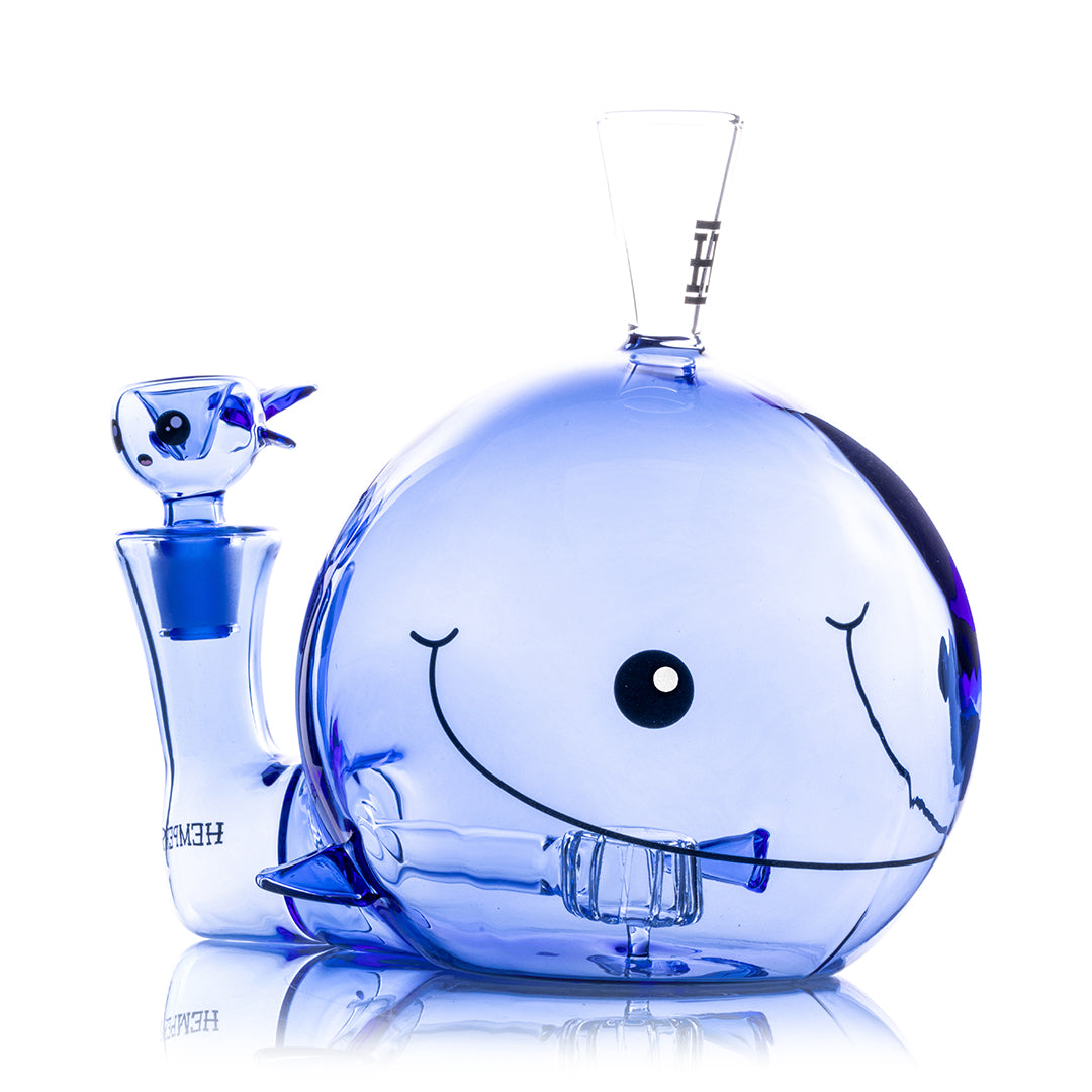 HEMPER- Blue Whale XL Bong 6.25" - Discreet Smoker
