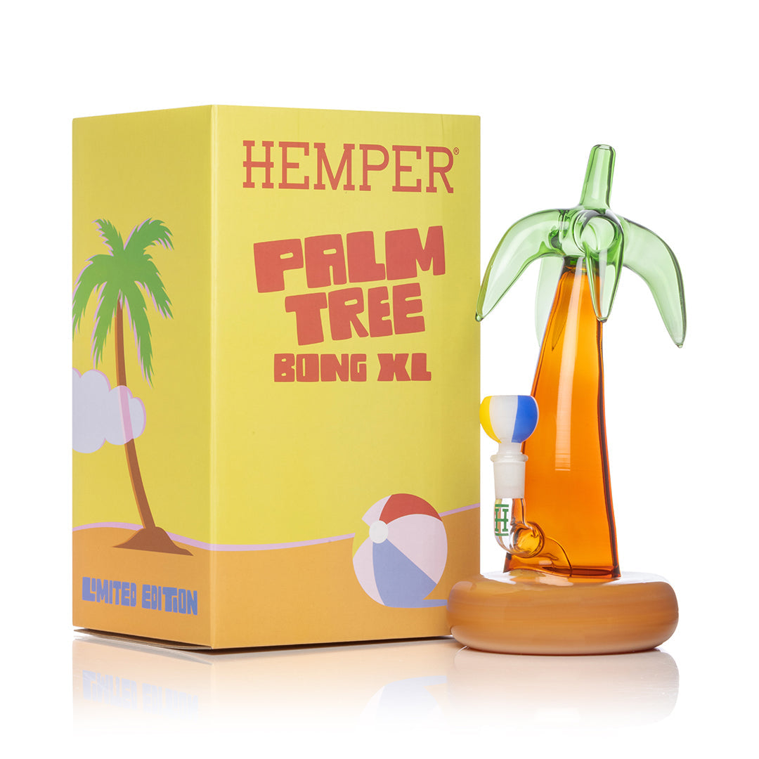 Hemper - Palm Tree XL Bong 10.5" - Discreet Smoker