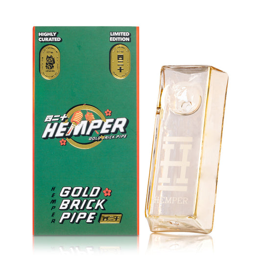 Gold Brick Hand Pipe - Discreet Smoker
