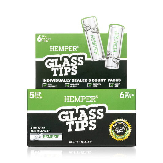 Glass Filter Tips 6mm | Display - Discreet Smoker