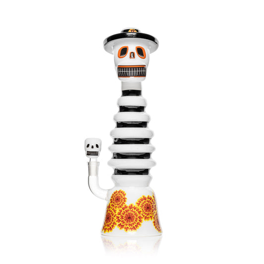 Dia De Los Muertos XL Bong 13.2" - Discreet Smoker