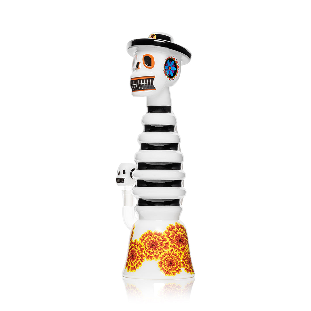 Dia De Los Muertos XL Bong 13.2" - Discreet Smoker