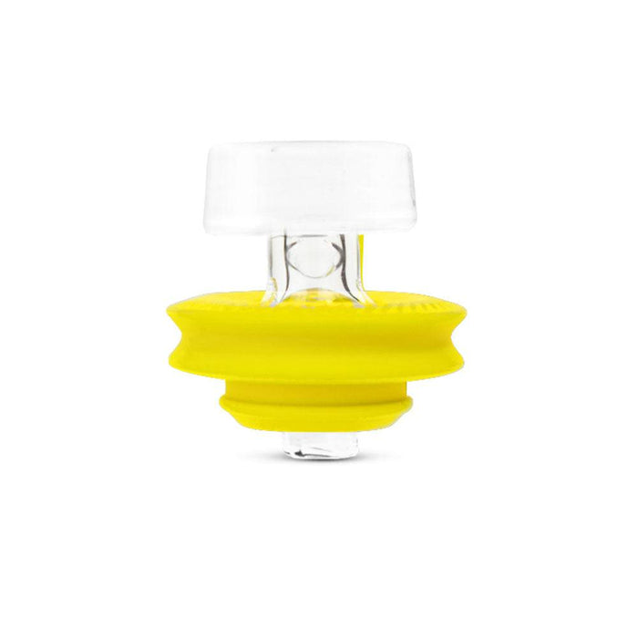 Puffco Peak Pro Directional Ball Carb Cap, Puffco Silicone Yellow