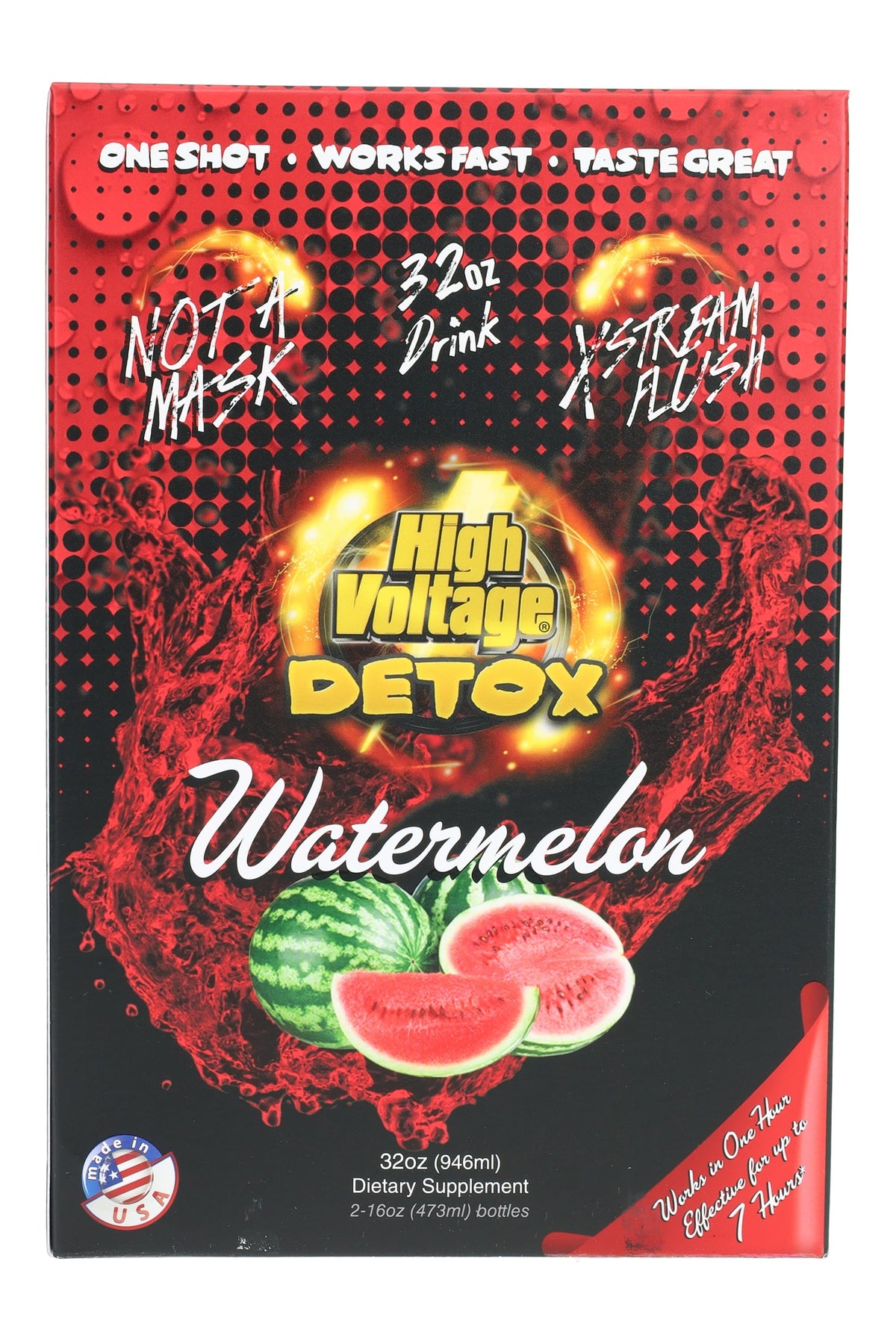 High Voltage Detox Drink – 32 oz (2×16 oz) – Choose Flavor - Discreet Smoker