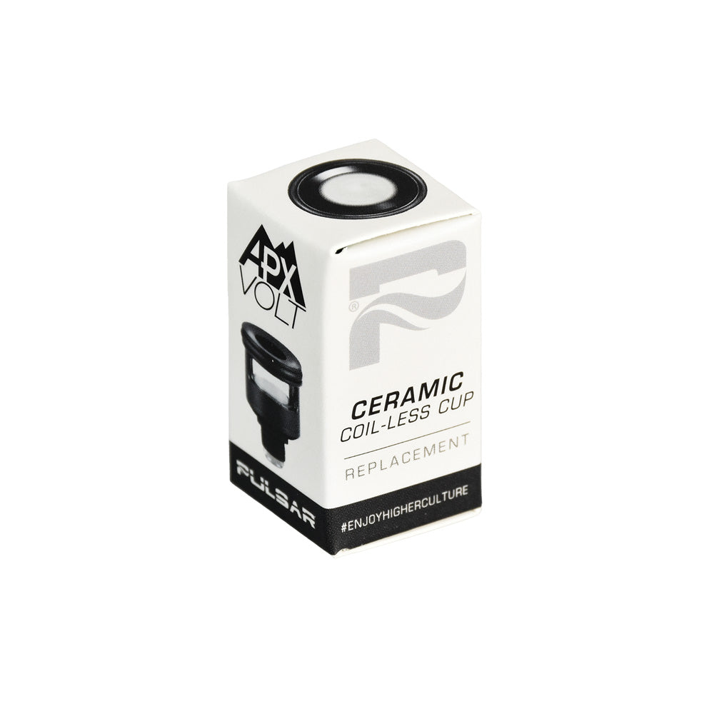 5PC BOX - Pulsar APX Volt V3 Replacement Coil-less Cup - Ceramic - Discreet Smoker