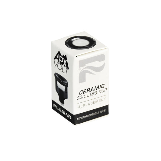 5PC BOX - Pulsar APX Volt V3 Replacement Coil-less Cup - Ceramic - Discreet Smoker