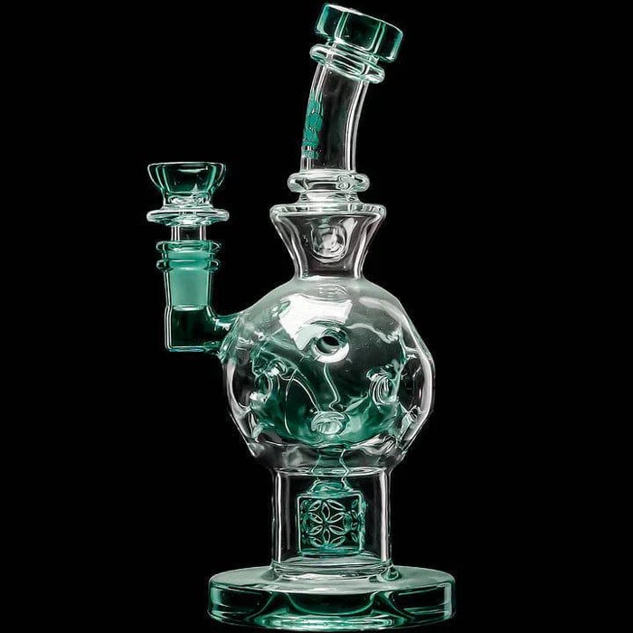 Calibear Exosphere Seed Of Life Dab Rig, Aqua