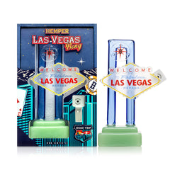 Las Vegas Sign Glass Bong - Discreet Smoker
