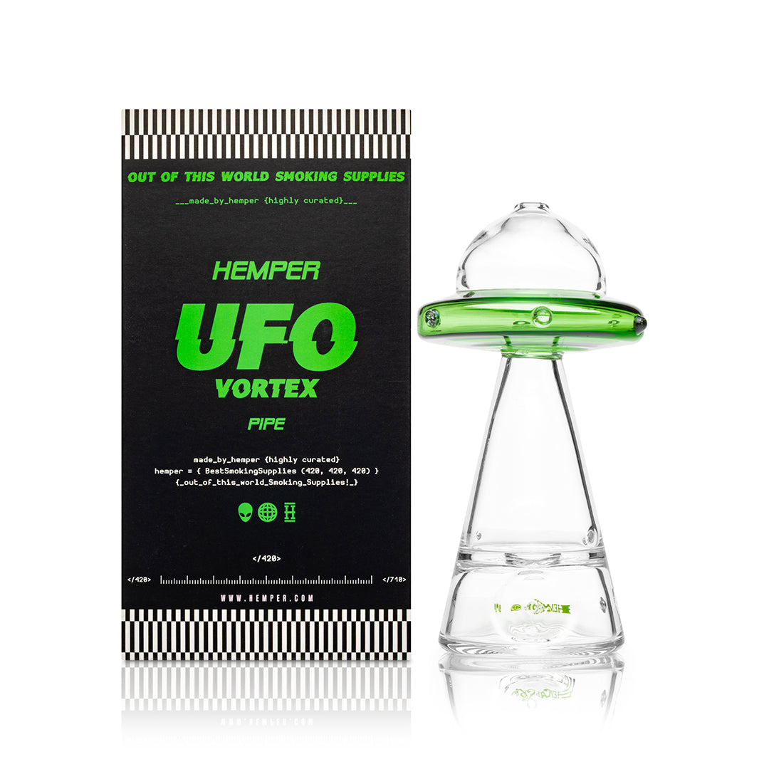 UFO 5.5 Inch Glass Hand Pipe - Discreet Smoker