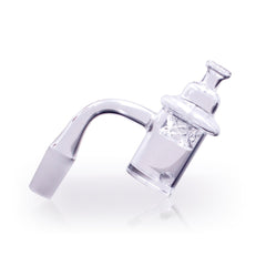 Quartz Banger Set with Spinning Carb Cap and Terp Pearls - Discreet Smoker
