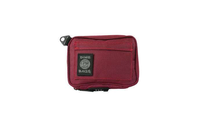 Dime Bags The Boss with Lock, Smell-Proof Oxblood