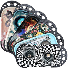 Pulsar Elevated Cone Rolling Tray Console | 9.25"x4.25" - Discreet Smoker
