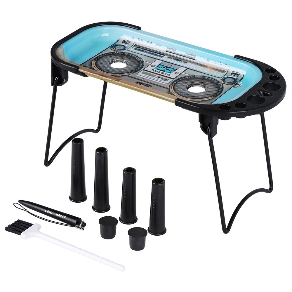 Pulsar Elevated Cone Rolling Tray Console | 9.25"x4.25" - Discreet Smoker
