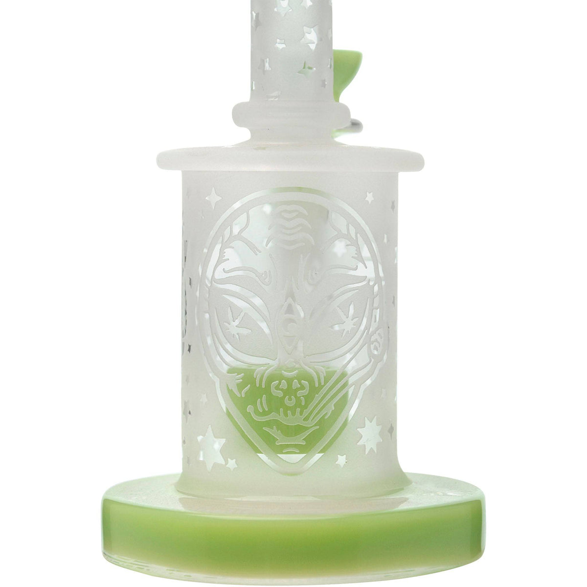 Calibear Sandblasted Flower Of Life Mini Can Bong - Discreet Smoker