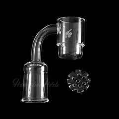 HONEY DISC DEEP DISH QUARTZ BANGER - 90° DEGREE | YL - Discreet Smoker