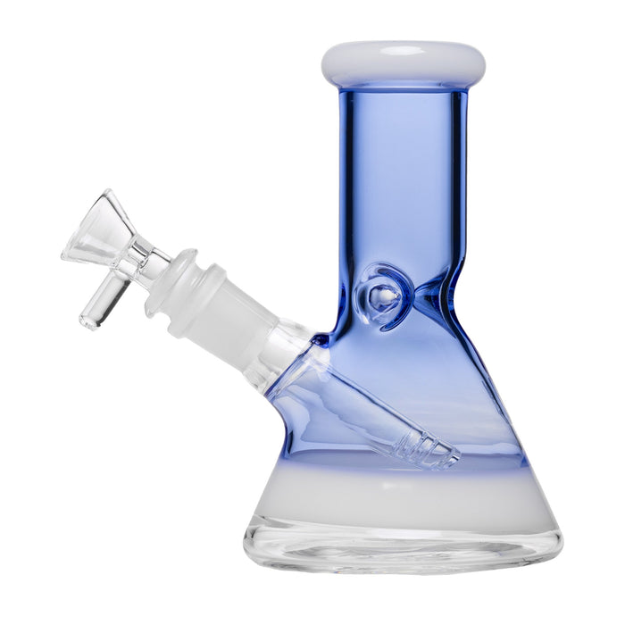 Human Grade 6" Beaker Water Pipe, Light Blue