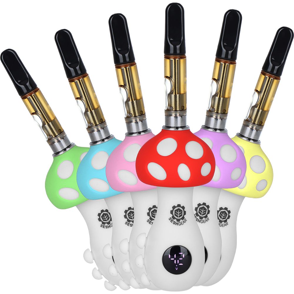 SeshGear Mushroom 510 Vape Battery | 550mAh - Discreet Smoker