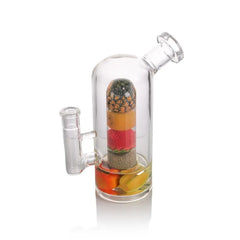 Fun Capsule Rig Glass Water Pipe - Discreet Smoker