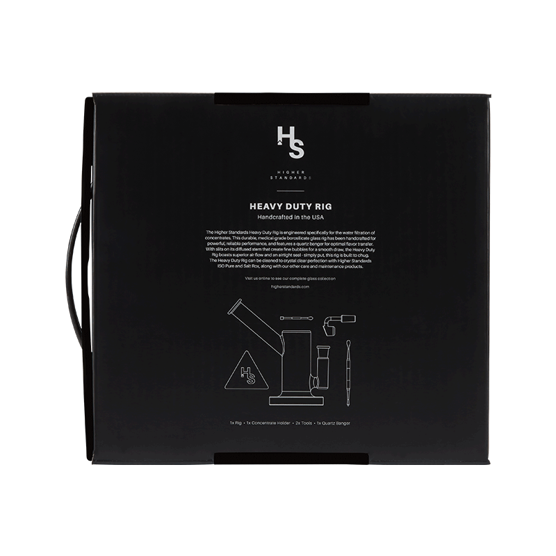 Higher Standards Heavy Duty Dab Rig - Discreet Smoker