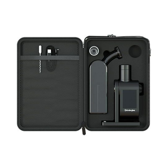 Stündenglass Modül + Dok Deluxe Travel Set - Gray Glass - Discreet Smoker