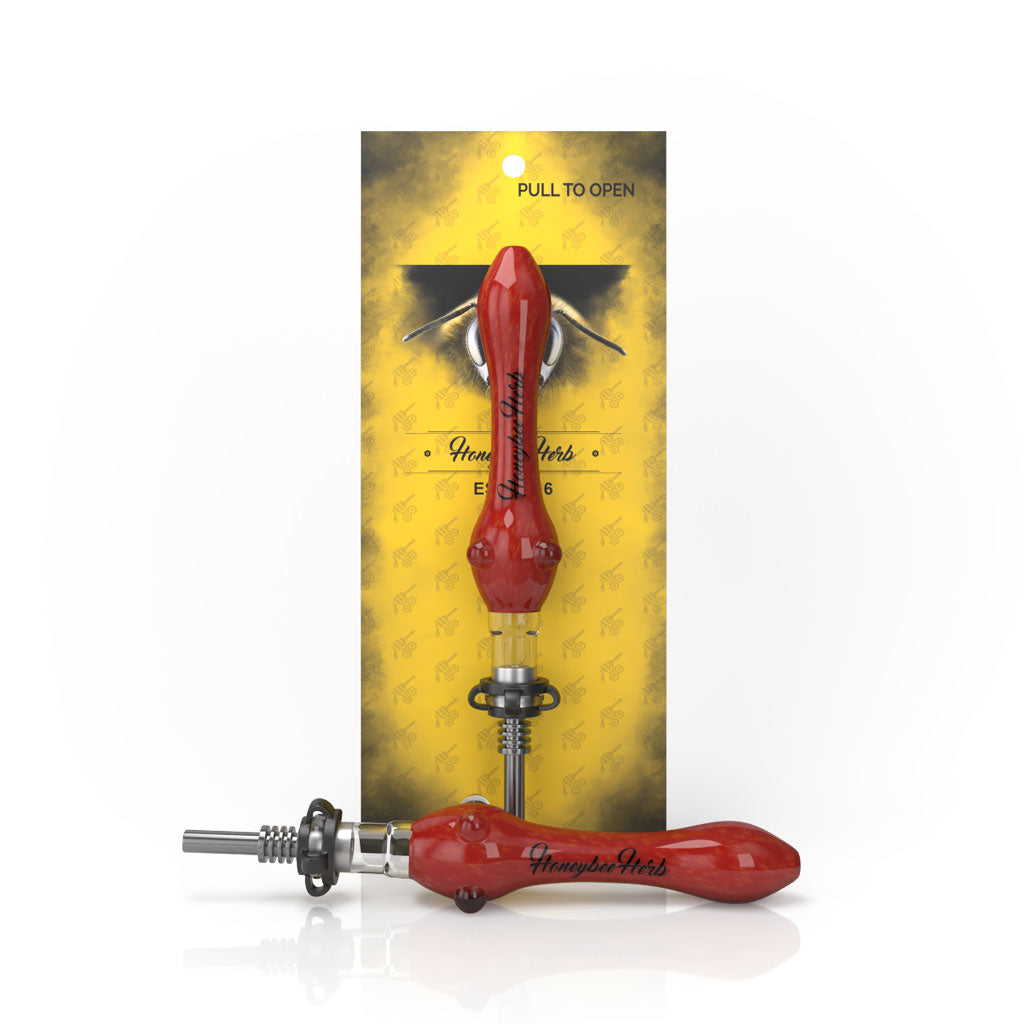Honeybee Herb Speckled Nectar Collector - Discreet Smoker