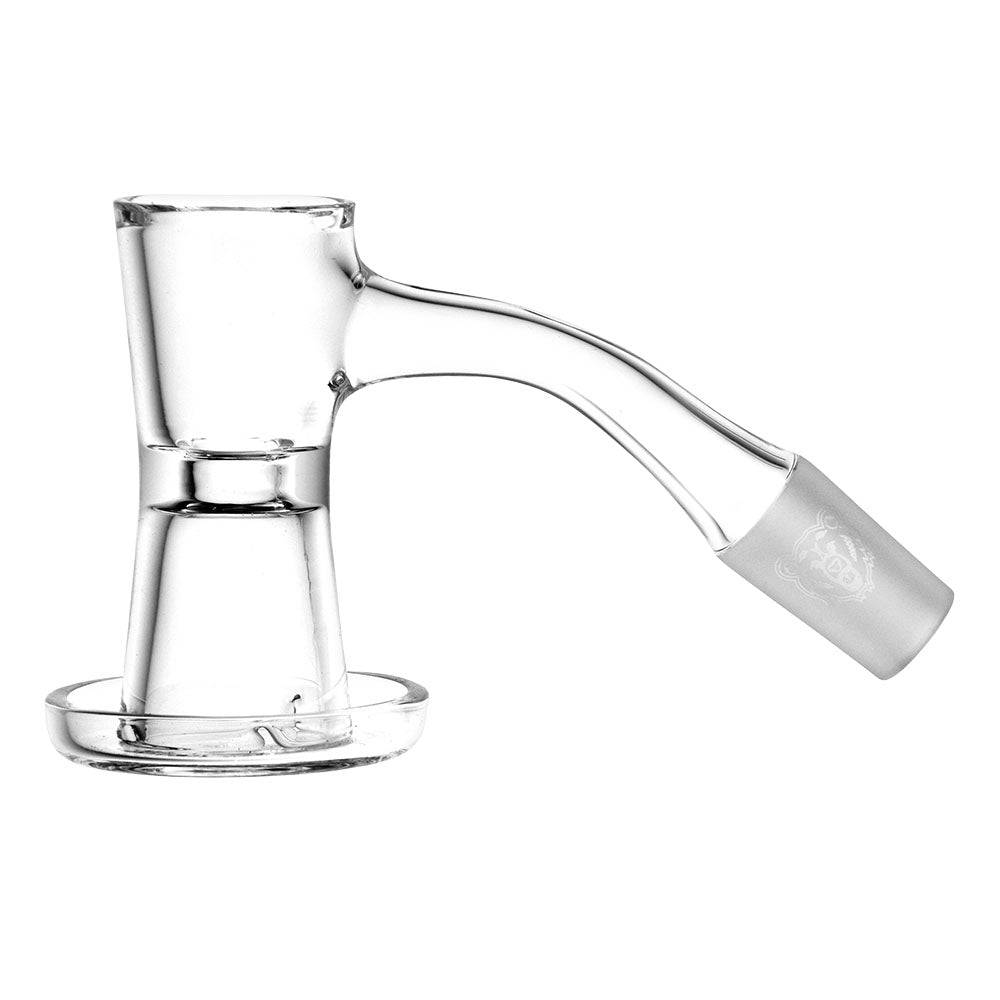 Bear Quartz Hourglass Slurper Banger | 14mm M - Discreet Smoker