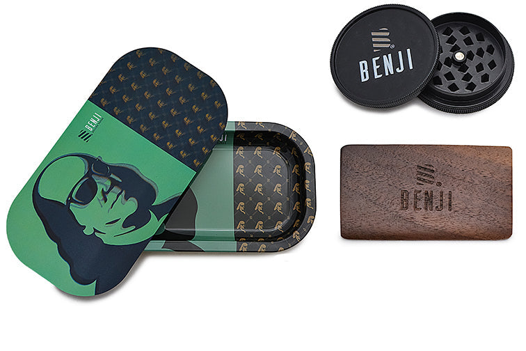 Benji 3D Holographic Slim Tray Kit (3 Designs) - Discreet Smoker