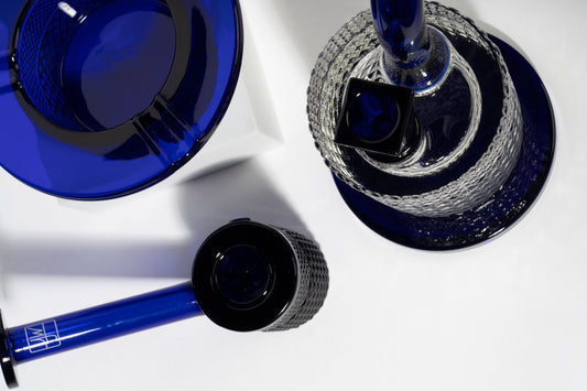 Twenties Collection Hand Pipe | Cobalt - Discreet Smoker