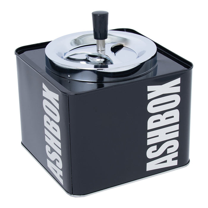 Fujima Ashbox Metal Spinning Ashtray | 7", Black