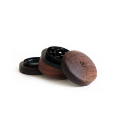 Marley Natural Grinder 4 Piece Small Black Walnut - Discreet Smoker