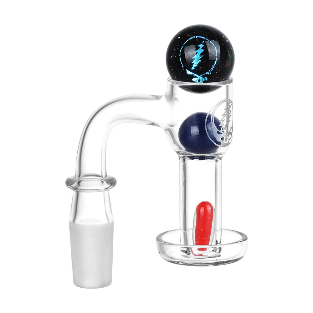 Grateful Dead x Pulsar Terp Slurper Quartz Banger & Marbles Set - 4pc / 14mm M - Discreet Smoker