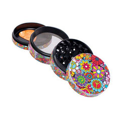HIPPIE LOVE WACKY GRINDER - Discreet Smoker
