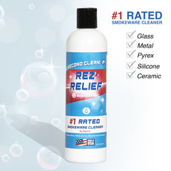 Rez Relief Bong Cleaning Solution - Discreet Smoker