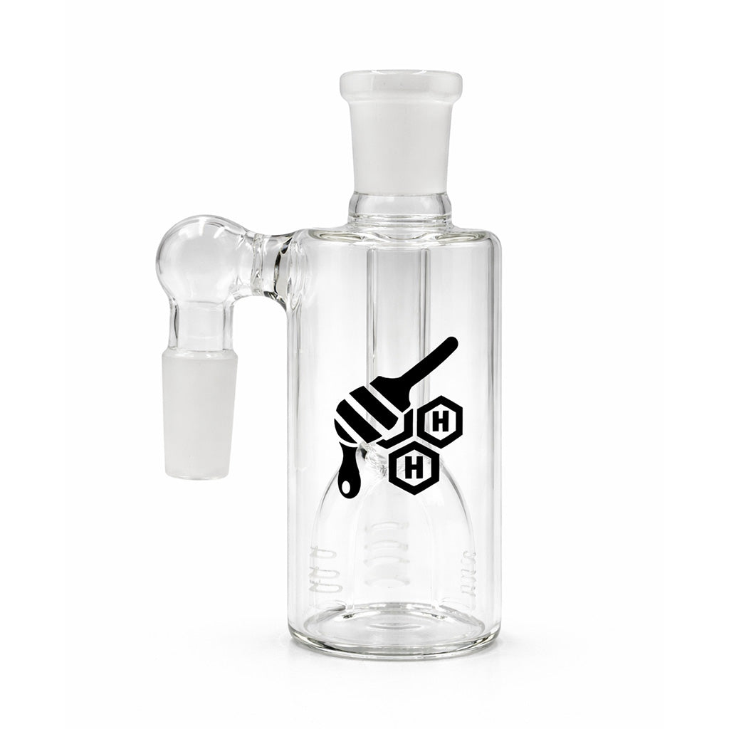 HONEYBEE HERB 3 ARM SLITED DIFFUESED DOWNSTEM PERC ASH CATCHER - Discreet Smoker