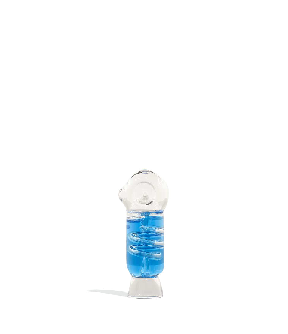 3 inch Glycerin Glass Diamond Design Hand Pipe - Discreet Smoker