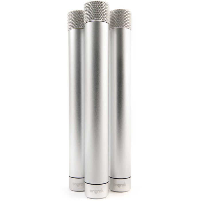 Ongrok Premium Storage Tubes | 3 Pack, Silver