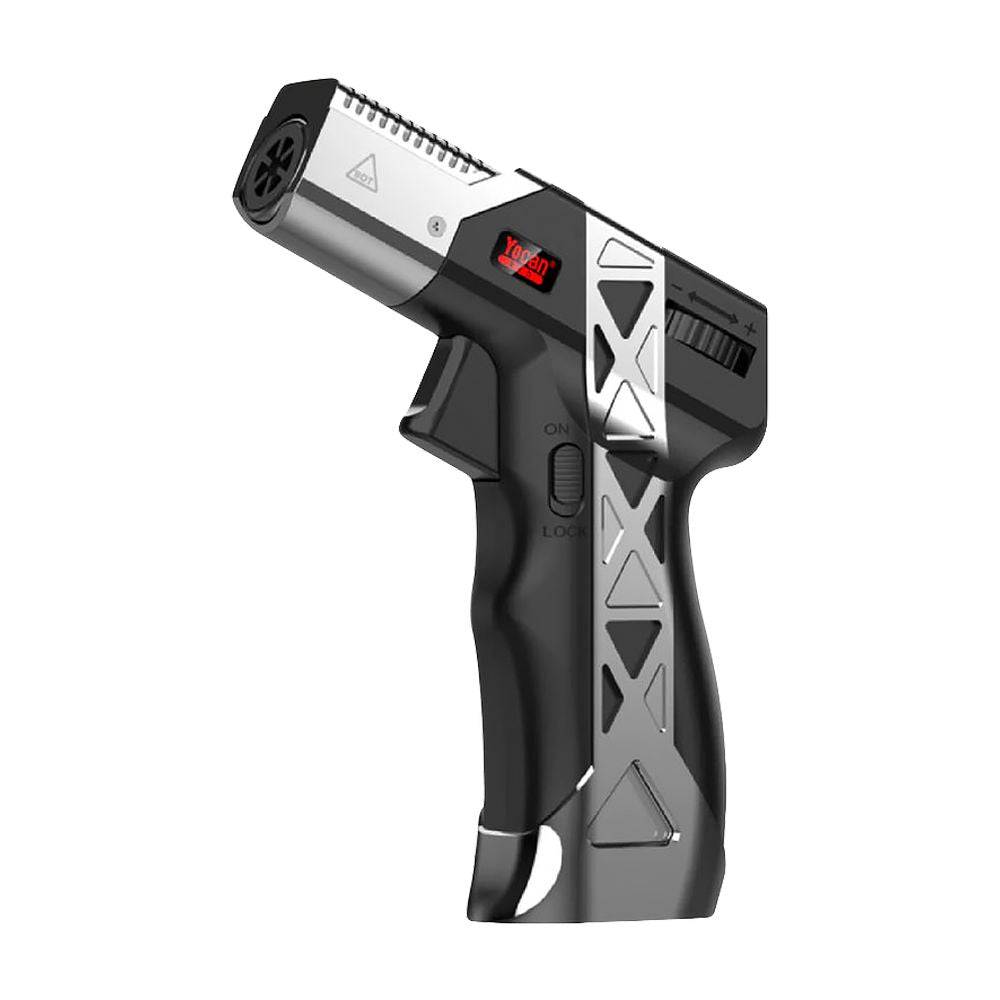 Yocan Red Delta Single Jet Torch Lighter | 6.2" - Discreet Smoker