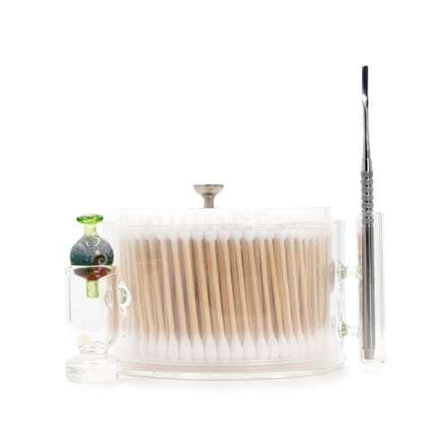 Apex Ancillary Iso Station XL | Iso Station Built Around Your Favorite 300ct Cotton Swab Container - Discreet Smoker
