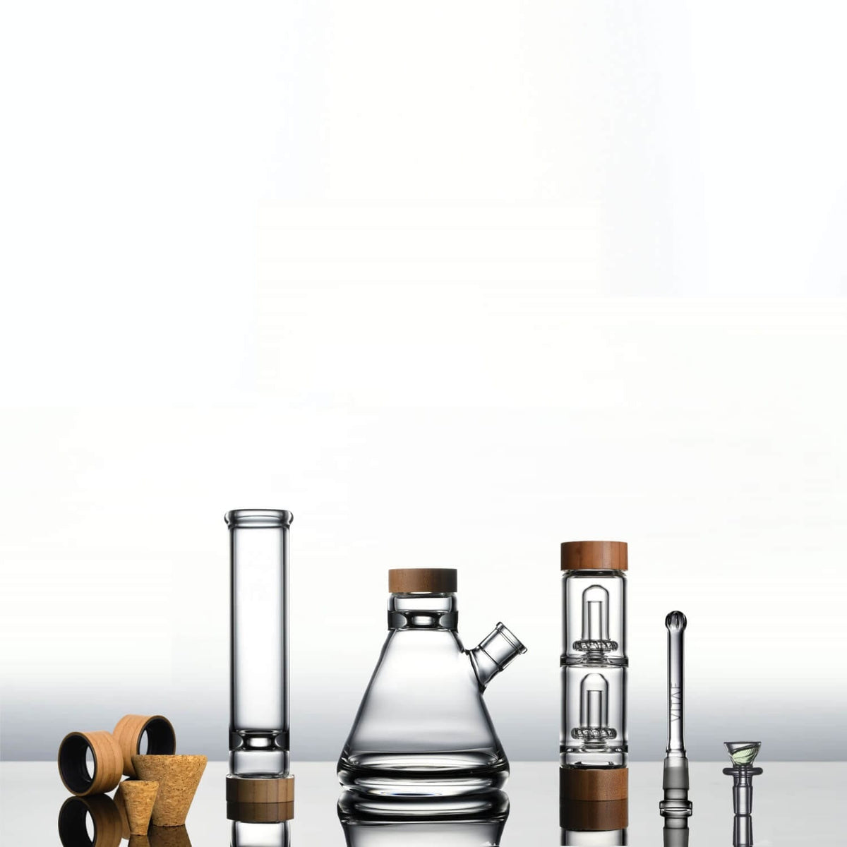 22" Alpha + Dual UFO Perc Bong - Discreet Smoker