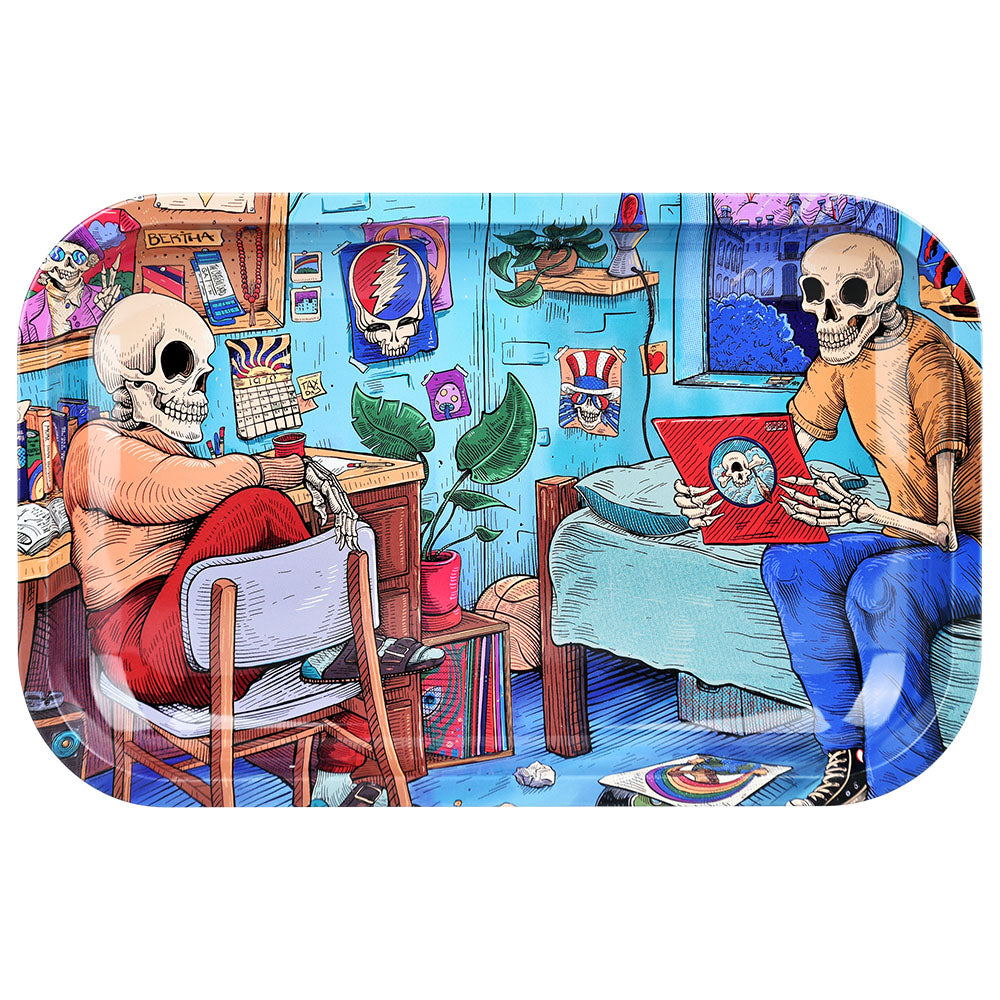 Grateful Dead x Pulsar Rolling Tray Kit | 11"x7" | Roomies - Discreet Smoker