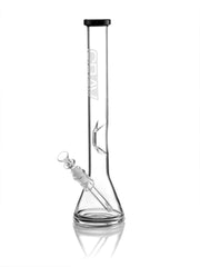 GRAV® Large, Black Accent Beaker Base Water Pipe