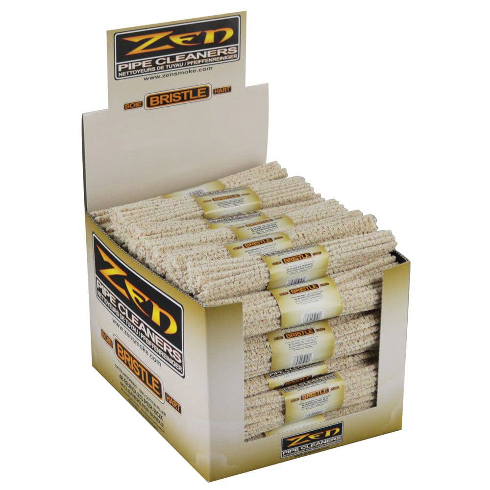 Zen Hard Bristle Pipe Cleaners - 48PC DISPLAY - Discreet Smoker